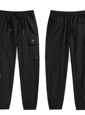 男装春季工装裤新款休闲裤韩版裤子夏季B2GLB2177