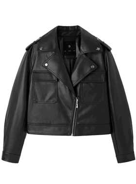 太系列剪外套时尚个性百搭皮衣外套C3308