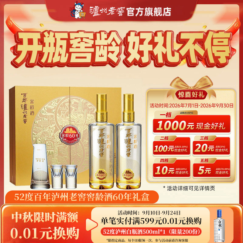 泸州老窖珍品升级版礼盒套装浓香