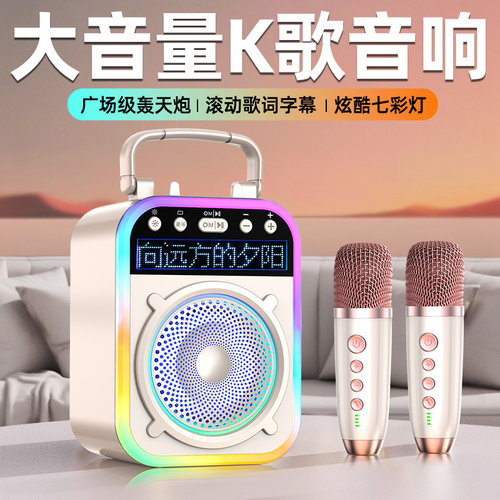 手提蓝牙广场舞音响重低音K歌