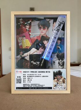 【许嵩】呼吸之野演唱会应援棒收纳展示盒立体中空相框diy手工摆
