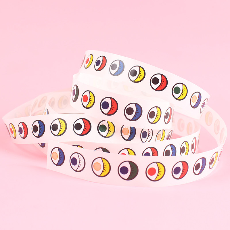 儿童卡通眼睛嘴巴贴纸幼儿园手工创意diy材料包黑白彩色立体贴画