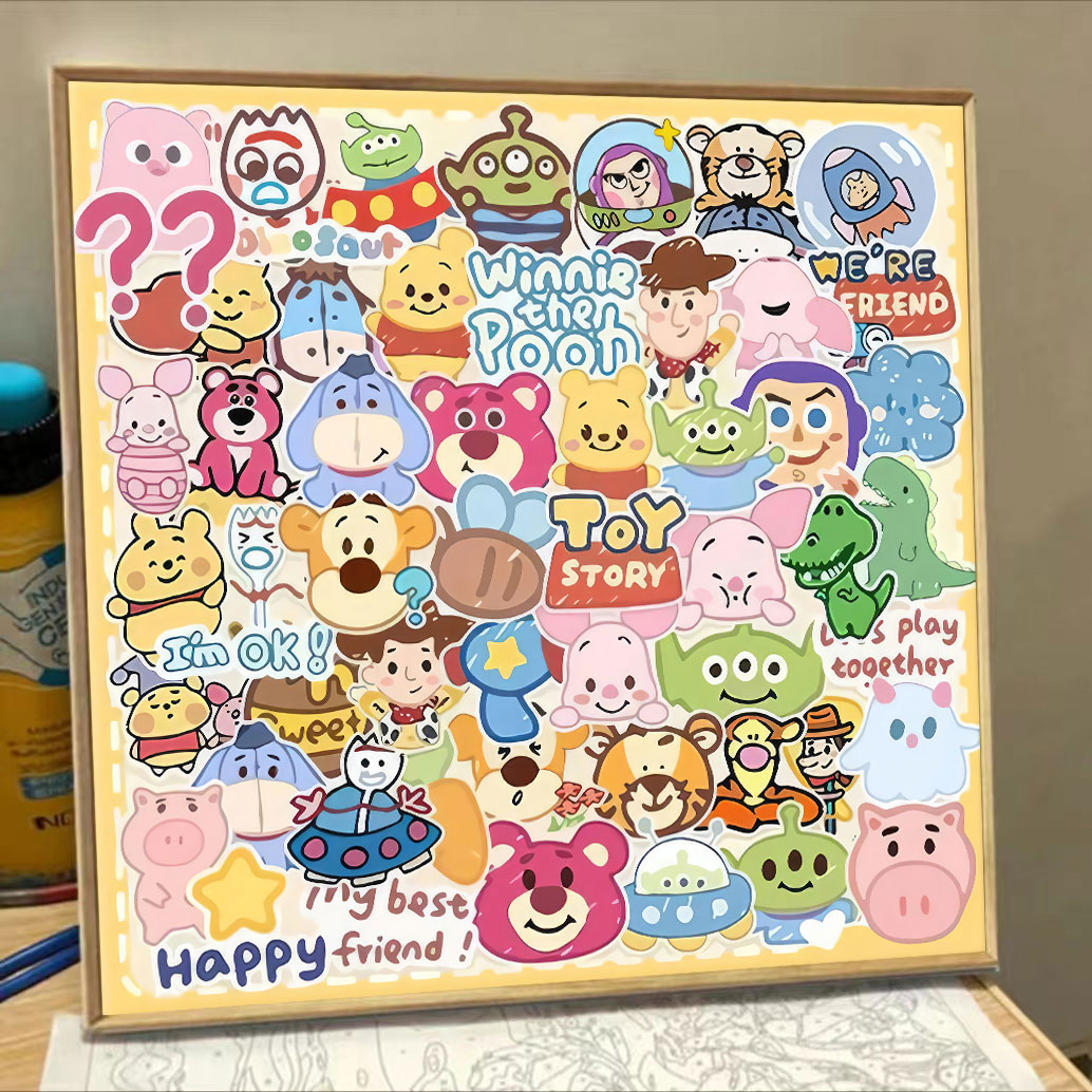 吾欢喜卡通大家庭钻石画
