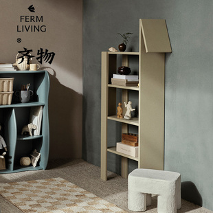 北欧儿童房软装 丹麦FermLiving 书架 Bookcase 趣味置物架 Horse