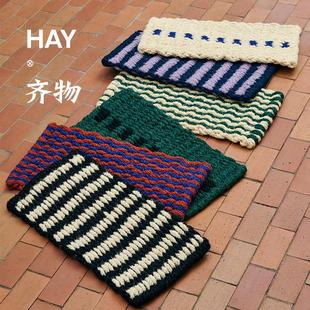 Coco HAY Door Mat 入户门垫卧室脚垫彩色编织 地垫 25SS上新