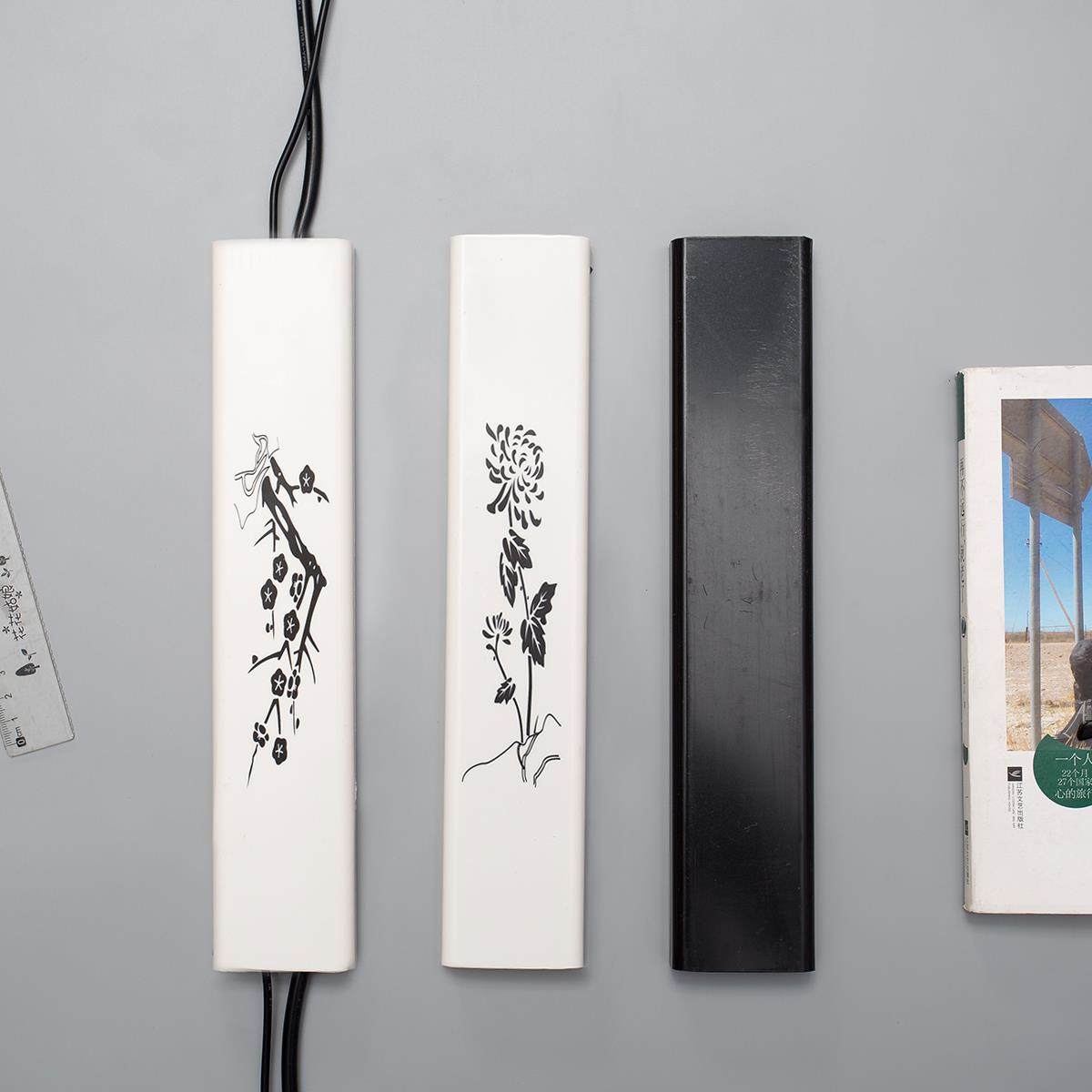 家用自粘式电线遮挡条电视线固定器墙面美化明装线槽网线隐藏神器