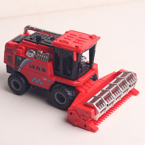 男孩大号联合收割机玩具车