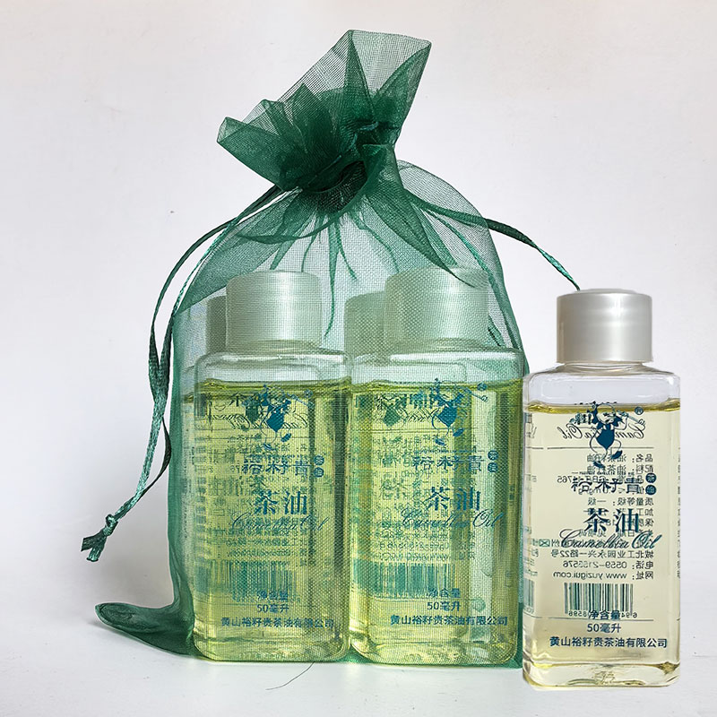 黃山裕籽貴茶油謝裕大茶油精油50ml *4瓶純植物外用御金香護(hù)膚油