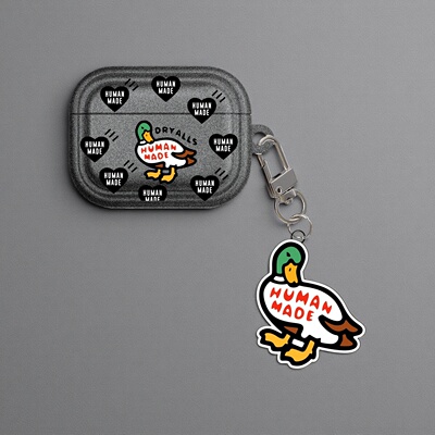 日系潮牌humanmade北极熊鸭子适用airpodspro3保护套airpodspro保护壳苹果耳机保护壳airpods3保护套airpods4