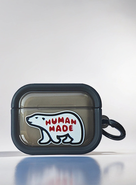 日系潮牌humanmade北极熊鸭子airpodspro3保护套airpodspro保护壳苹果三代耳机保护壳airpods3保护套airpods4