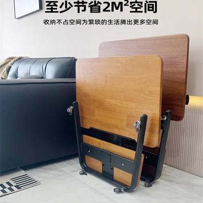 珺威 实木升降折叠电脑桌可移动学习桌书桌工作台家用办公桌/张