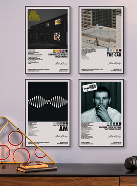 Arctic Monkeys专辑封面北极猴子乐队海报欧美摇滚卧室装饰挂壁画