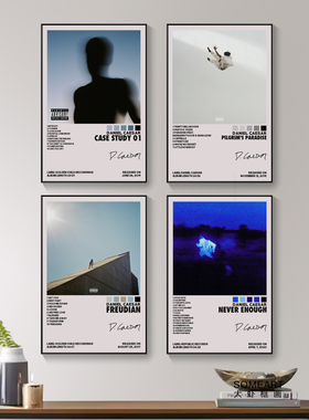 Daniel caesar油画装饰画卧室床头R&B音乐艺术家专辑挂画周边壁画