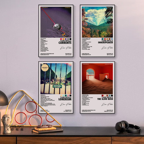 Tame Impala装饰画海报专辑封面说唱歌手酒吧卧室书房音乐厅挂画