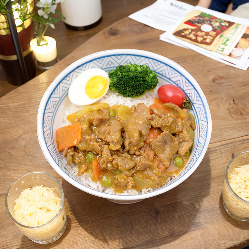 商用咖喱牛肉料理包预制菜蒸烩煮