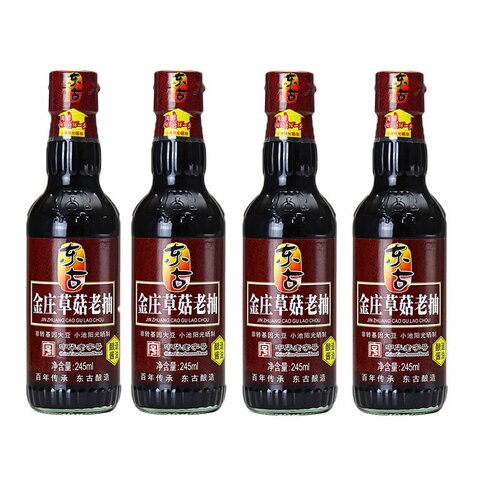 淄博烧烤专用东古金庄草菇老抽245ml秘制红烧上色一级酱油炒菜