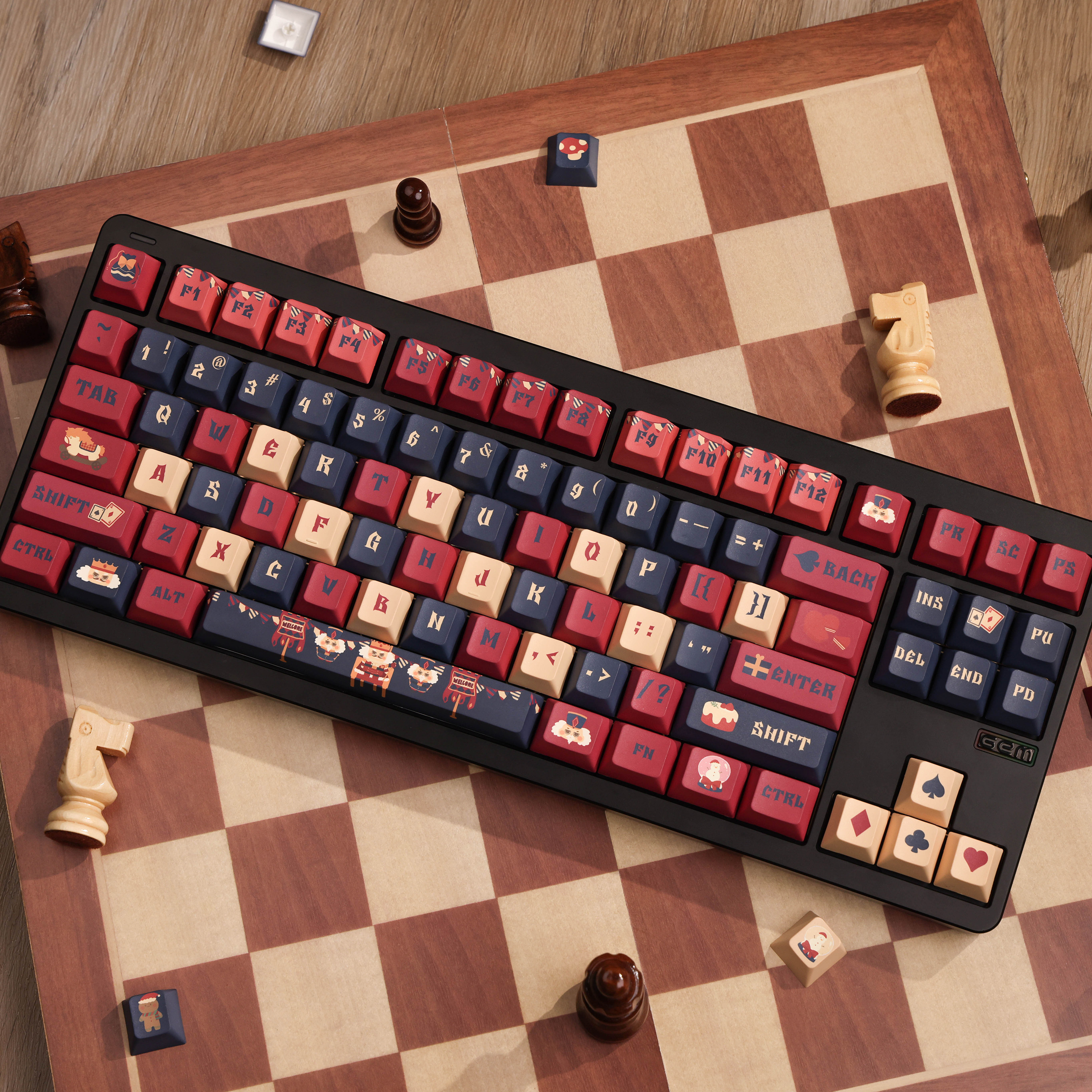 Zuoce 胡桃夹子系列原创主题键帽五面热升华键帽