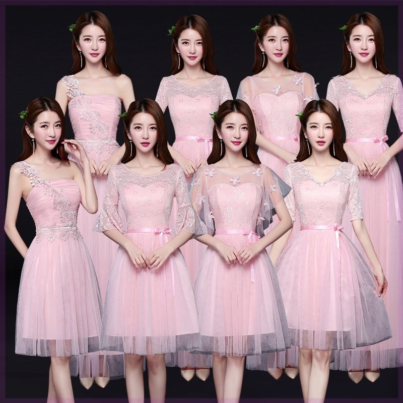 Bridesmaid dress woman 2019 new pattern summer Bridesmaid Dresses temperament Sisters graduation full dress Simple and generousin the Women's clothing/Boutique , Wedding/Cheongsam/Formal dress , Formal dress/Evening  category - from Buy2taobao.com to provide professional Taobao agent buy service