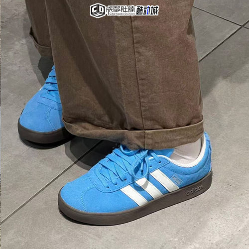 阿迪达斯VL COURT男女复古时尚德训鞋情侣休闲板鞋JR8318 JS4594