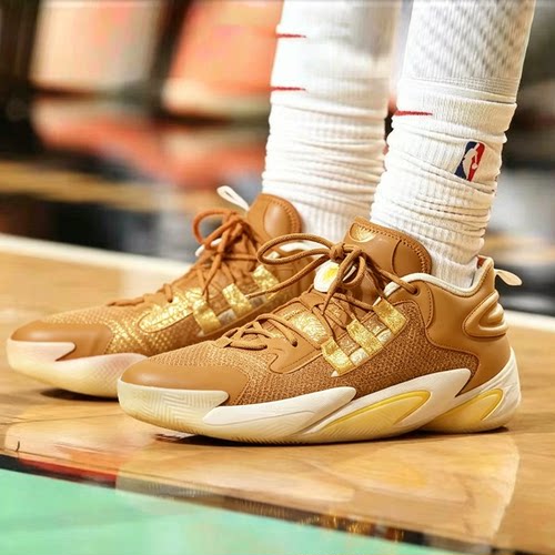 Adidas阿迪达斯篮球鞋BYW Select男款实战缓震耐磨运动鞋 IG4946