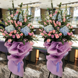 杭州开张开业花篮乔迁庆典应援鲜花速递同城配送花蓝深圳合肥苏州