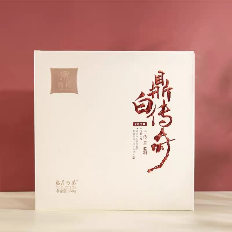 【传奇牡丹饼2020】鼎白白牡丹350g花香蜜香鲜爽春季盒装经典单码