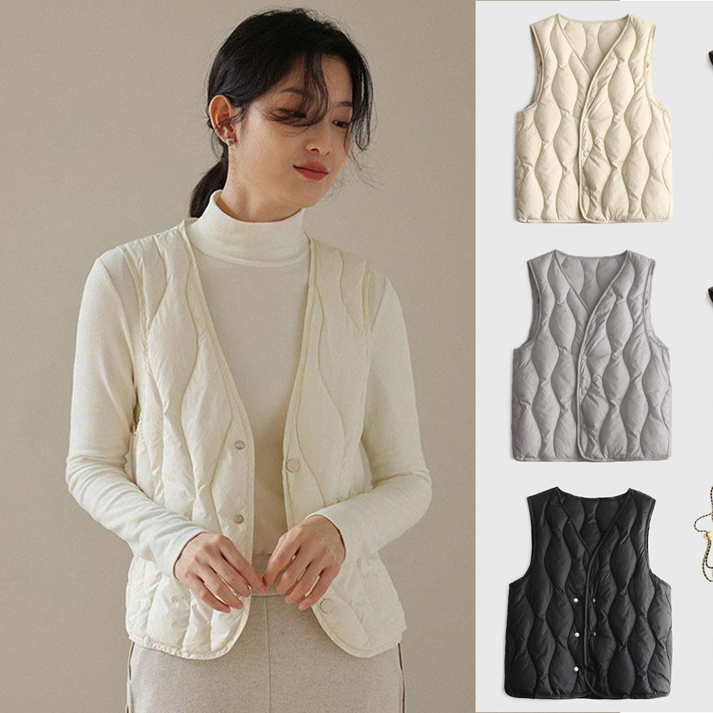 试衣间女装羽绒服内胆女士内搭轻薄保暖背心打底V领贴身马甲内穿,女装/女士精品,羽绒服,淘宝优惠券,粉丝福利购,淘宝优惠卷