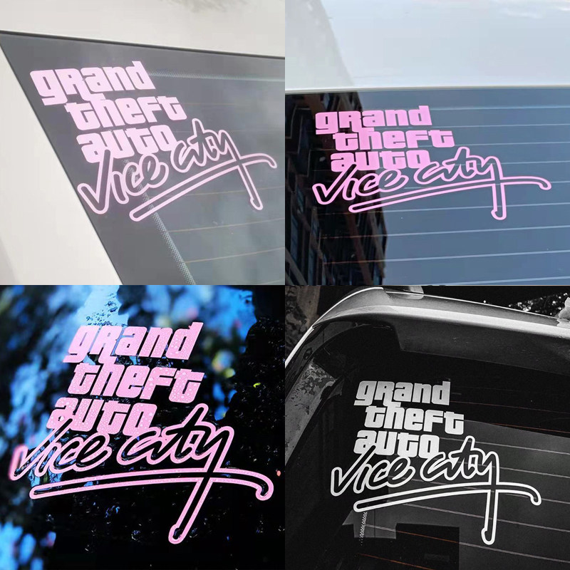 游戏gta5罪恶都市汽车电动车贴纸车身车贴划痕遮挡侠盗猎车车贴纸