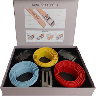 CaddyTek Golf Belt 进口高尔夫腰带礼品盒三条腰带三个扣9种组合