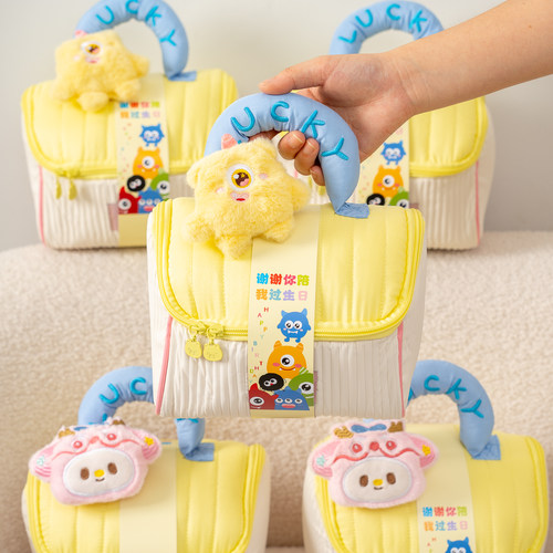 儿童生日伴手礼手提袋子宝宝满月诞生礼物盒十周岁创意礼袋可定制