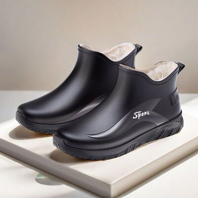 夏季男短筒防滑防水雨鞋