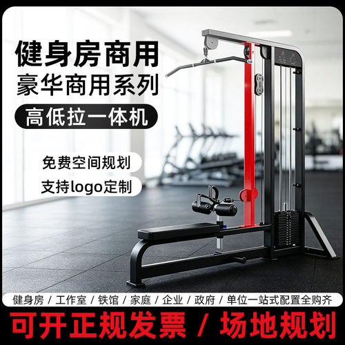 坐式高拉低拉划船一体机