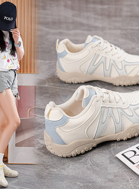 2025秋季新款透气网面休闲鞋防滑户外登山鞋女士圆头运动鞋26528