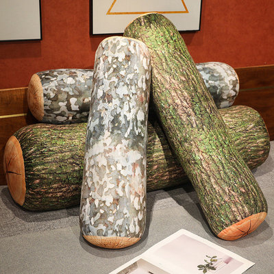 仿真树桩木头抱枕梧桐柳树枝道具