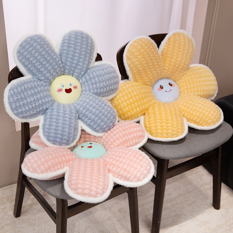 网红花瓣抱枕花朵靠枕坐垫客厅沙发靠垫飘窗装饰太阳花毛绒玩具