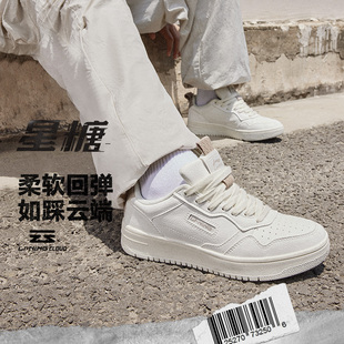 休闲鞋 中国李宁2024春季 回弹经典 减震板鞋 AGCT472 星糖女子运动鞋