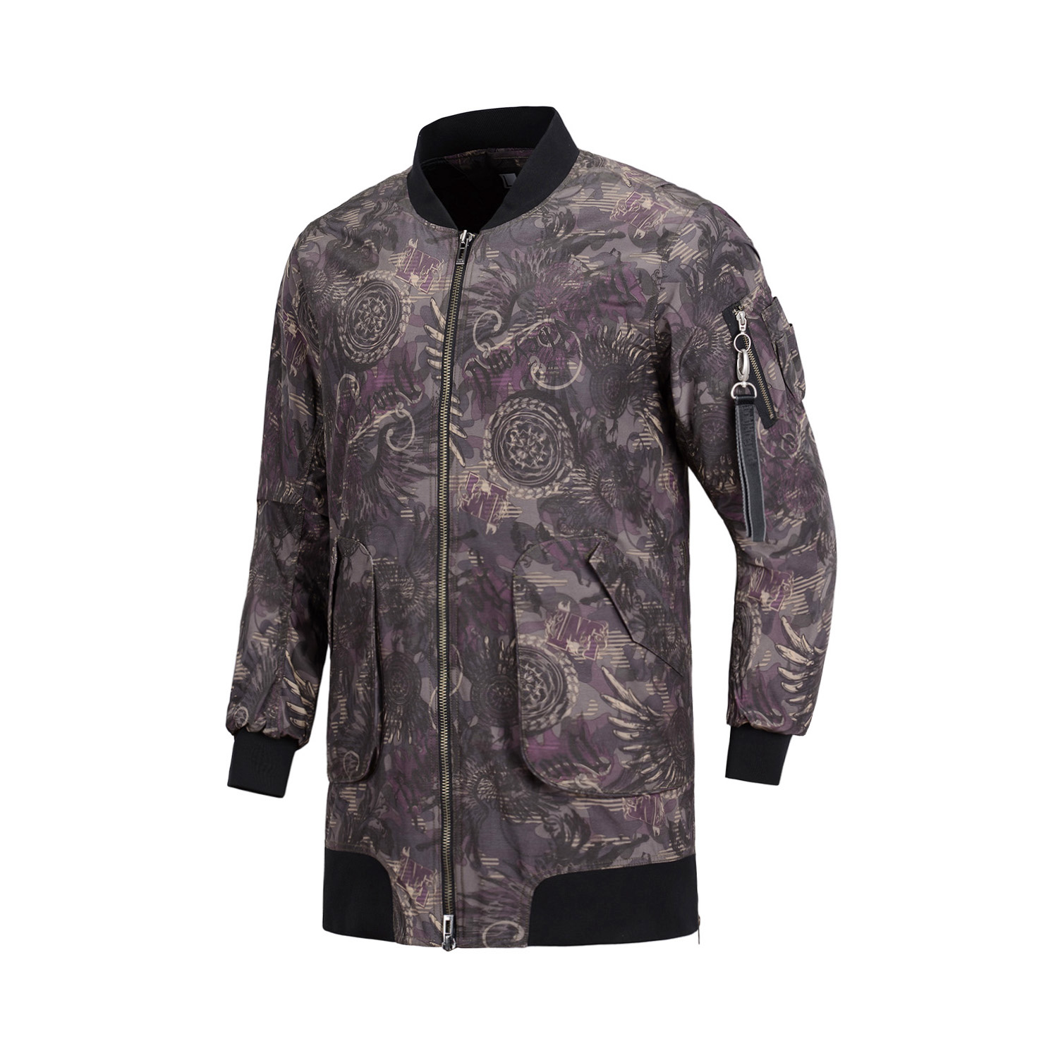 李宁LNG系列棉衣男子立领宽松型