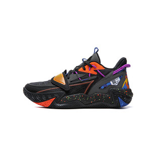 Lining/李宁冬季新款男大童怒放 TEAM V3回弹中帮童篮球鞋YKBW012