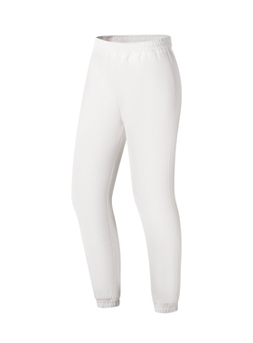 中国李宁卫裤冬季女士时尚舒适加绒保暖宽松休闲运动长裤AKLSA58