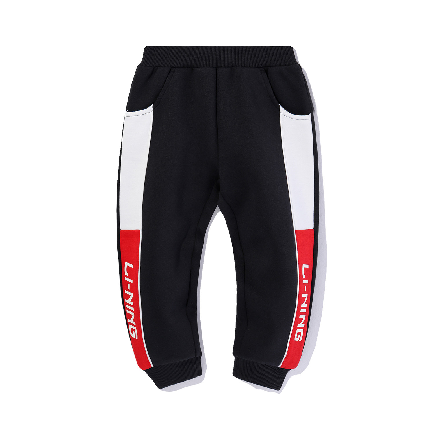 中国李宁童装男童运动春夏秋款中大童休闲长裤儿童卫裤YKLP208