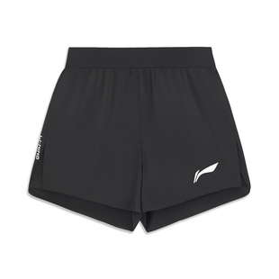 跑步系列短裤 中国李宁男子2024款 速干清爽透气专业比赛服AKSU004