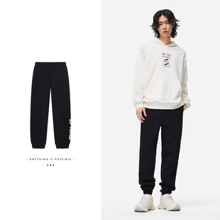 舒适透气百搭收口卫裤 新款 AKLT059 男子2023春季 中国李宁运动裤