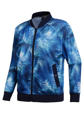 中国李宁2024款运动时尚夹克棒球服女子针织休闲舒适外套AFDN086