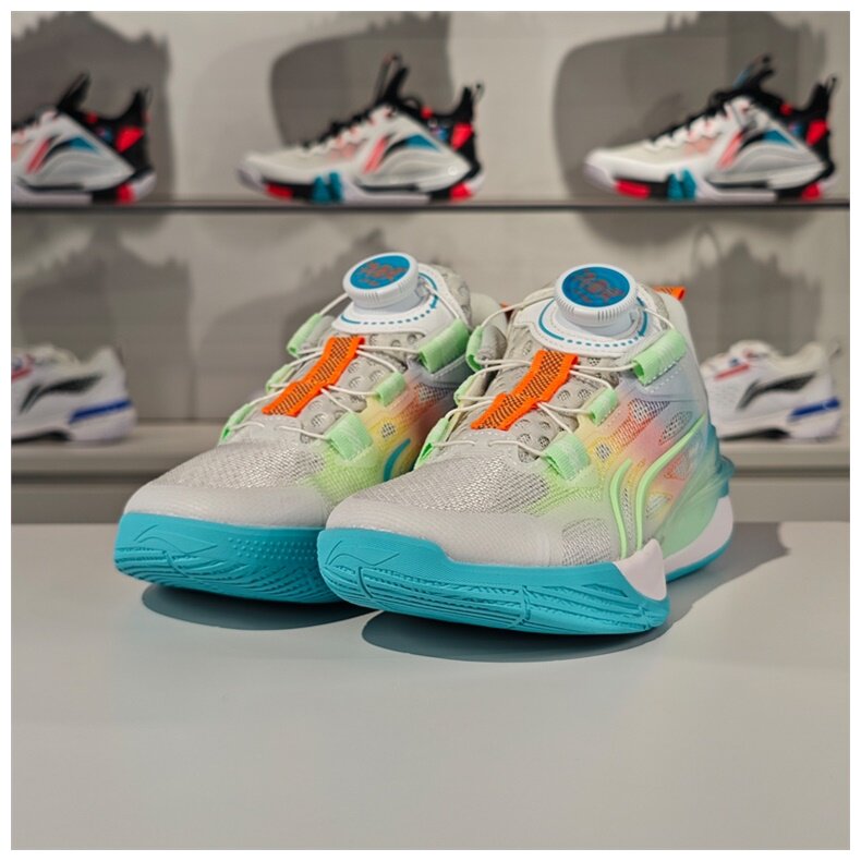 李宁先锋灵篮球鞋反光男大童减震