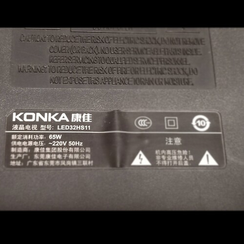 适用于康佳液晶电视机LED32HS11遥控器