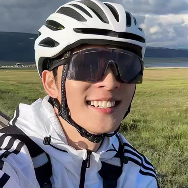 大框防风骑行太阳眼镜男女通用运动护目遮阳墨镜外卖骑手防尘挡虫