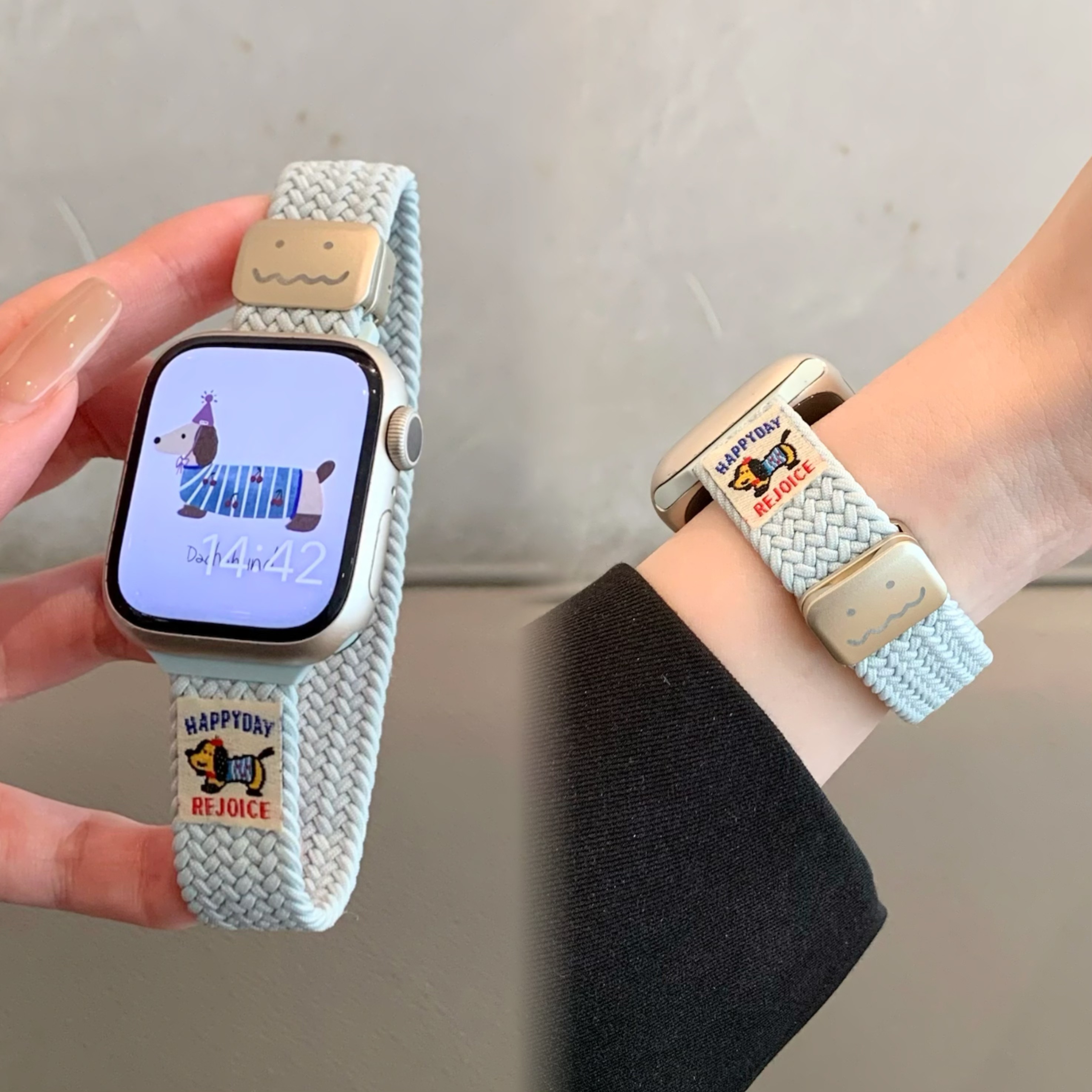 夏季薄荷绿适用红米Watch5/4表带小米9pro8pro华为FIT3手表带fit4