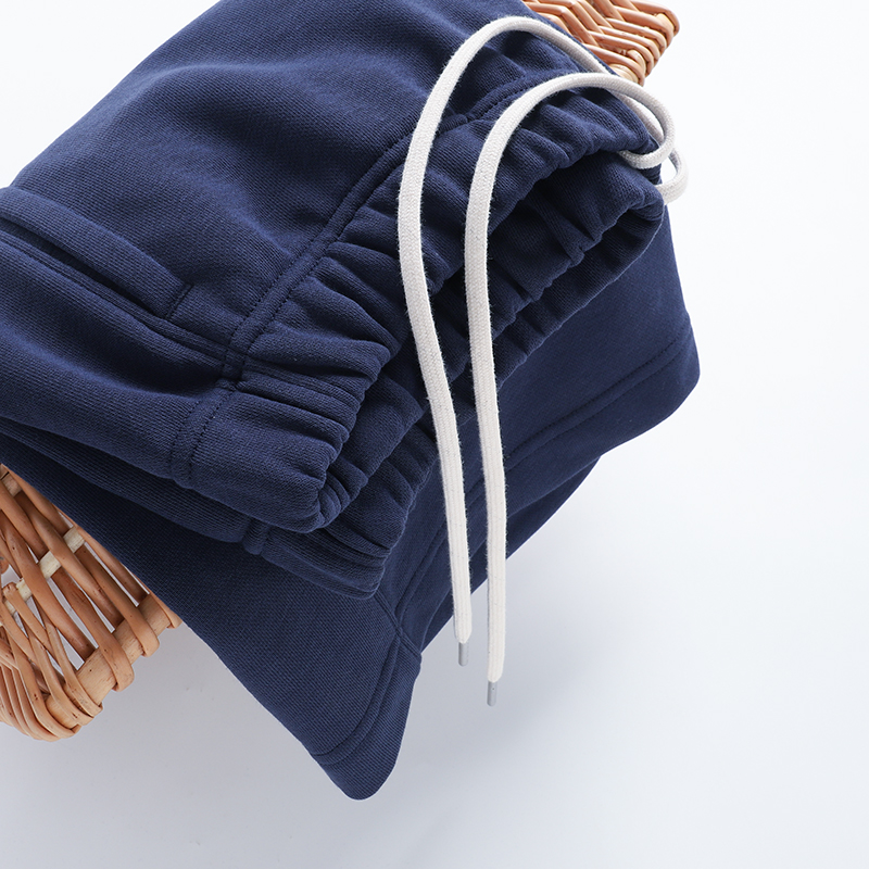 纯色五分休闲运动裤纯棉宽松短裤
