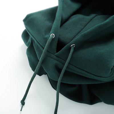 显白重磅纯棉复古加绒连帽卫衣