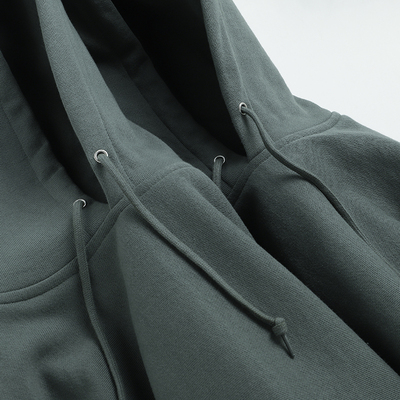 100%全棉加绒加厚连帽卫衣冬季男